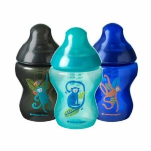 Tommee Tippee 3 Biberões Closer to Nature 260ml Jungle Blue 422731