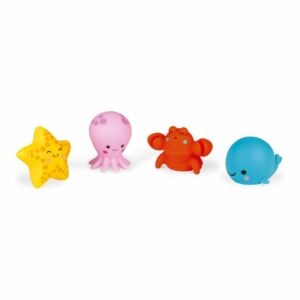 Janod 4 Brinquedos de Banho Animais Marinhos +10M J04703