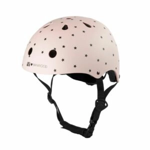 Banwood Capacete 50-54cm Matte Rosa Estrelas bw-helmet-bonton-r-pink