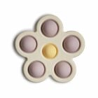 Mushie Brinquedo Sensorial Flor Lilac/Pale Daffodil/Ivory +10M 47833