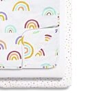 Snüz 2 Lençóis Ajustáveis + Cobertor Berço Colour Rainbow BD028AJ
