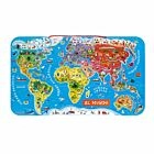 Janod Mapa Mundo Magnético Espanhol 92 Peças +7 Anos J05503